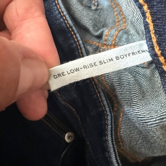 Rag & Bone Womens Dark Wash Straight Leg Jeans Size 28 - Picture 8 of 9